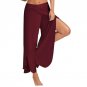 New Causal Women Wide Leg Pants Loose Female Long Trousers Womens High Waist Flared Wide Leg Pant OL