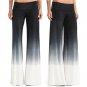 Hot fashion ladies Casual Stretch Pants Wide Leg loose Long Loose solid elastic waisted flare pants