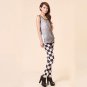Autumn Winter Women Sexy Slim Skinny Pencil Pants Striped Print Leggings Jeggings Multi Patterns Str