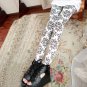 Autumn Winter Women Sexy Slim Skinny Pencil Pants Striped Print Leggings Jeggings Multi Patterns Str