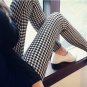 Autumn Winter Women Sexy Slim Skinny Pencil Pants Striped Print Leggings Jeggings Multi Patterns Str