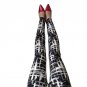 2017 Spring Summer trousers Fashion Leggings Stretch Graffiti Slim Pants Female Leggings feminina go