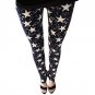 2017 Spring Summer trousers Fashion Leggings Stretch Graffiti Slim Pants Female Leggings feminina go