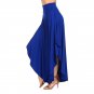 Elegant Irregular Ruffles Wide Leg Pants Women High Waist Pleated Pants Femme Casual Loose Streetwea