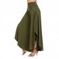 Elegant Irregular Ruffles Wide Leg Pants Women High Waist Pleated Pants Femme Casual Loose Streetwea