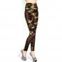 Sexy Women\'s Lady High Waist Camouflage Mesh Leggings Stretch Slim Skinny Pants