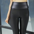 Winter Warm Women Pants  Female PU Leather Velvet Trousers Elastic Pencil Skinny pants Women\'s Fash