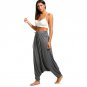 CharMma 2017 Women Trouser Drop Bottom Harem Pants with Drawstring Casual Loose Plus Size Full Lengt