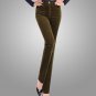 2017 Spring Fashion Velvet High waist casual pants corduroy pants trousers straight trousers stretch