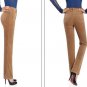 2017 Spring Fashion Velvet High waist casual pants corduroy pants trousers straight trousers stretch