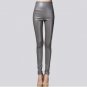 Hot Sale Autumn Winter Women Clothes Skinny PU Leather Pencil Leggings Sexy Thin Fleece Trousers Lad
