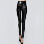 Hot Sale Autumn Winter Women Clothes Skinny PU Leather Pencil Leggings Sexy Thin Fleece Trousers Lad
