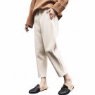 Elegant autumn winter woolen women\'s harem pants ladies thicken wool warm pants plus size loose swe