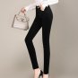 Spring and autumn new cotton corduroy feet pants women high waist stretch pencils leisure trousers
