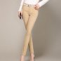 Spring and autumn new cotton corduroy feet pants women high waist stretch pencils leisure trousers