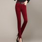 Spring and autumn new cotton corduroy feet pants women high waist stretch pencils leisure trousers