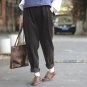 Elastic waist Cotton Corduroy Loose Women Harem Pants New Casual Brand Pants Red Green Plus size Har