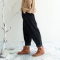 Elastic waist Cotton Corduroy Loose Women Harem Pants New Casual Brand Pants Red Green Plus size Har
