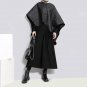 new spring high waist solid color black loose wide leg bandage pants women trousers fashion tide JD4
