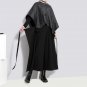 new spring high waist solid color black loose wide leg bandage pants women trousers fashion tide JD4