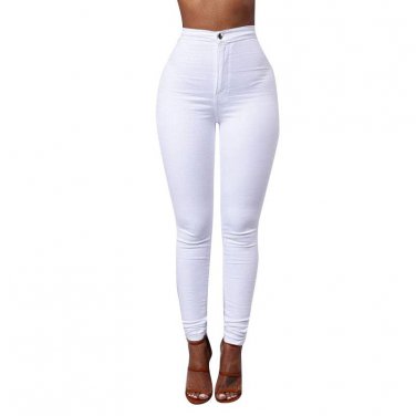 2017 Calca Jeans Feminino Casual Elastic High Waist Jeans Stretch Pencil Pants Skinny Jeans Woman Sl
