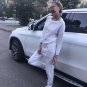 Tracksuits Women\'s Cashmere Knit Suit High-end Heavy Industry Nail Beads Wool Knitted Lapel Sweater