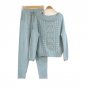 Tracksuits Women\'s Cashmere Knit Suit High-end Heavy Industry Nail Beads Wool Knitted Lapel Sweater