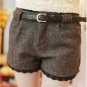 2017 New Arrival Fashionable Woman Bootcut Trousers Culottes Short Winter Boots Shorts Winter Wool S