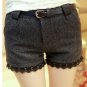 2017 New Arrival Fashionable Woman Bootcut Trousers Culottes Short Winter Boots Shorts Winter Wool S