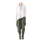 Linen Pants Autumn Winter Women Harem Pants Female Leisure Style Bloomers Loose Trousers Ladies\' Ca