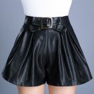 2017 Woman Shorts Autumn Winter Ladies Pleated Shorts Casual Trousers Culottes Short Pants Women Plu