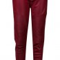 Hirigin Sexy Women\'s Stretch High Waist Pencil Pants Black Red Full Length Skinny PU Leather Leggin
