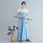 Linen Cotton Wide Leg Pants Adjustable Strap Overalls Rompers Soft Comfortable Suspender Trousers G0