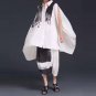 Print Pant Suits Female Sleeveless Single Breasted Asymmetrical Tops With Elastic High Waist Patchwo