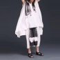 Print Pant Suits Female Sleeveless Single Breasted Asymmetrical Tops With Elastic High Waist Patchwo