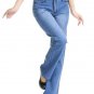 Free shipping plus size elastic plus size bell bottom jeans female trousers women\'s high waisted pa