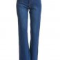 Free shipping plus size elastic plus size bell bottom jeans female trousers women\'s high waisted pa