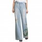 S-6XL plus size Flare jeans Spring and summer thin loose micro-horn wide leg printing cowboy big siz