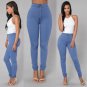 Factory Supply Casual Skinny Jeans Women Fashion High Waist Push Up Pencil Pants Vintage Washed Euro