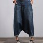 2017 BoyFriend Style Vintage Loose Washed Trousers Women Jeans Wide Leg Denim Harem Pants hip hop Ba