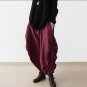 2017 Original design women Loose harem pants fashion casual Loose cotton linen trousers Women Pantal