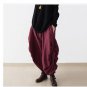 2017 Original design women Loose harem pants fashion casual Loose cotton linen trousers Women Pantal