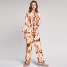 Lapel Blouse + Loose Slim Waist Trousers Suit