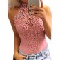 Body Lace Summer Playsuit Bodycon Sleeveless Patchwork Sexy Bodysuit Feminino 2017 New Women Rompers