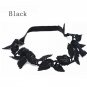 1PC Summer Women Lady Bridal Headband Flower Gothic Black Lace Band Hair Jewelry Beach Wedding Band 