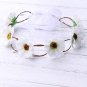 Handmade brided Rose Flower Garland Children Wedding Flower Girls Headband Hairband Crown Wreath He