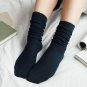 2017 Glitter Socks Women Cotton Shiny Golden Loose Socks Soft Piles Edge Curl Solid Funny Happy Soc