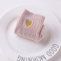 New Bling Bling Golden Heart-shape Cotton Women Socks Fashion Embroidery Glitter Love Socks Autumn W