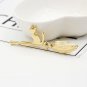 New Cartoon Magic Broom Cat Golden Silver Hair Clips and Pins Barrettes Hairgrips  Women Headwear Ha