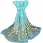 2017 Womens Luxury Chiffon Scarf Elegant Golden Peacock Veil Scarves Shawl Stole Soft Long Wraps Sca